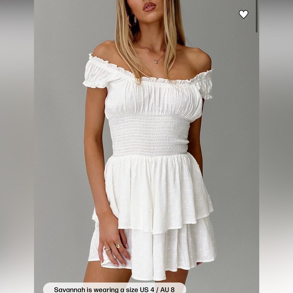 The Love Galore white ruffled romper